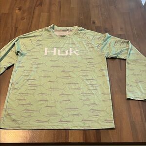 Huk Seafoam Long Sleeve Performance Shirt